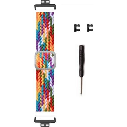 Soft Nylon Watchband For Huawei Watch Fit Strap Smartwatch Band Canvas Wriststrap Belt bracelet Accessories with tool