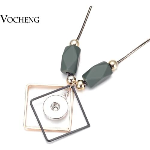 Newest Vocheng Fashion Charms Pendant Necklace Jewelry With 80CM Stainless steel Chain fits 18mm GingerSnaps NN-694