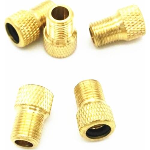 New 5pcs Pump Bicycle Convert Presta to Schrader Bike Valve Adaptor Tube Pump Tool Selling