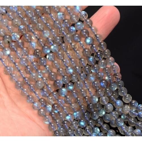 1string High Quality Labradorite 3mm 4mm 5mm 6mm 7mm 8mm Semi Gem stone jewelry beads 15.5"