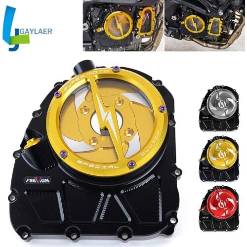 Engine Transparent Clutch Cover Guard for Benelli BN600 TNT600 BJ600 BJ600GS BJ600i Motorcycle Pressure Plate