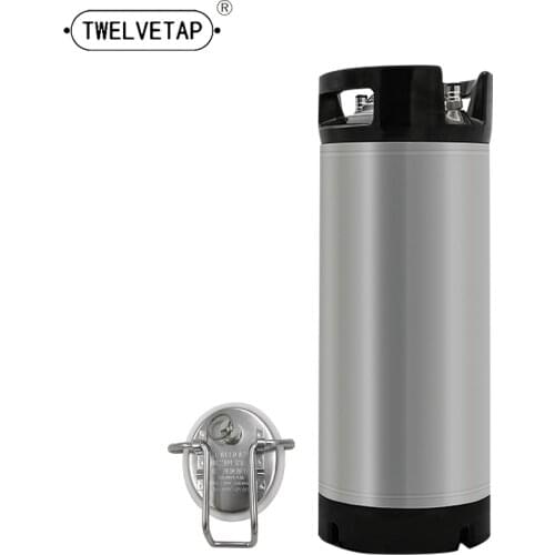 10L/20L Beer Keg Corny Tank 304 Stainless Steel Coke Keg Syrup Milk Soda Barrel Rubber Handle Bucket Ball Lock Cornelius Style