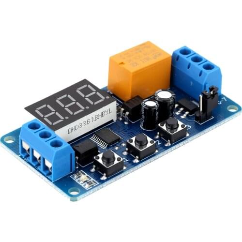 LED Display Timer Module Automation Digital Delay Timer Control Relay Switch Module rele 3V/3.7V/4.5V/5V/6V