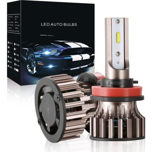 LED Headlight Bulbs H1 H7 H11 9005 9006 Y6 Car Headlamp 6500K Super Bright Car Lights Waterproof 1Pair