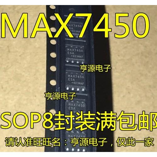 100% New&original MAX7450 MAX7450ESA MAX7450ESA+T SOP-8 IC