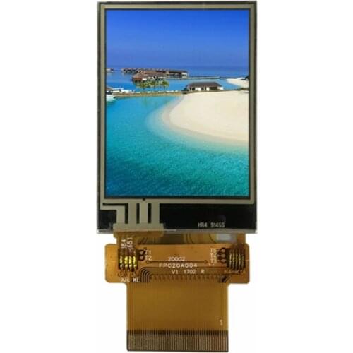 2.0 inch Transflective 240*320, ST7789V, MCU/SPI/RGB interface TFT LCD with touch panel outdoor sunlight readable