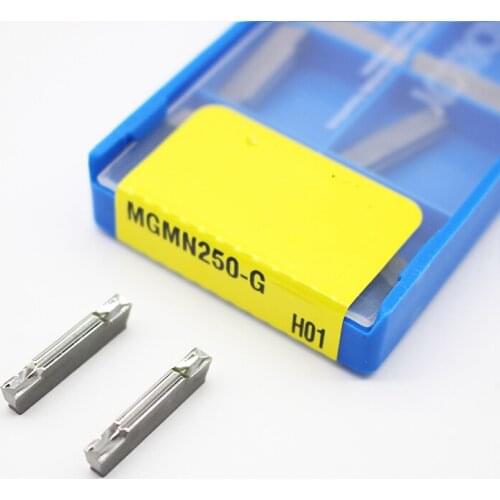 20pcs MGMN250 G H01 aluminum carbide insert Grooving aluminum processing Knife CNC lather Cutting turning tool Holder MGEHR