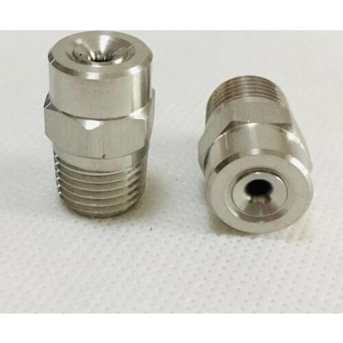 50 pcs/lot ) 1/8" 1/4" 3/8" 1/2" 3/4" 1" BSPT 304 stainless steel wide angle water jet nozzle full cone spray nozzle