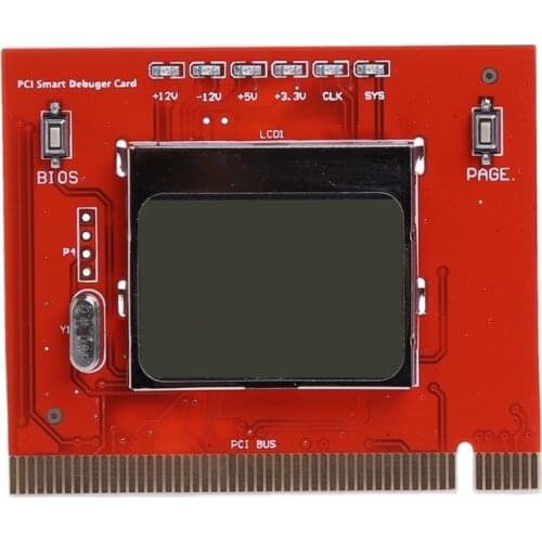 PC LCD PCI Display Computer Analyzer Motherboard Diagnostic Debug Card Tester For PC Laptop Desktop Au13 19 Droship