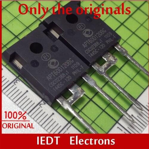 APT60D120BG APT60D120B 60D120 TO-247-2 diodo rectificador de recuperación suave ultrarrápido 1 unids/lote ORIGI