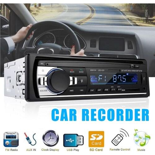 Spot Bluetooth Car Stereo Audio In-Dash Digital FM Aux Input Receiver USB MP3 Radio Player Recorder Car Styling