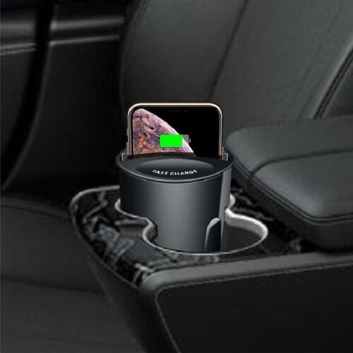 10W Fast Wireless Charger Car Charger Cup for iPhone 11 Pro XS XR/X/8 SAMSUNG Galaxy S9/S8/Note10/Note9 car Cup Charging Holder