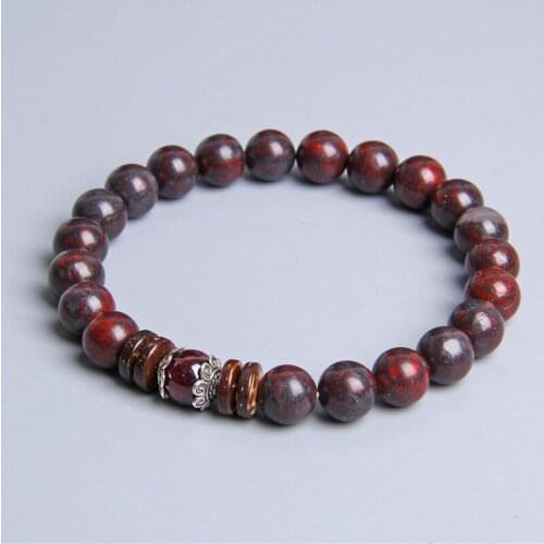 Natural yellow turquoises stone beads men bracelet vintage classic trendy lucky metal bracelets jewelry wholesale women men diy