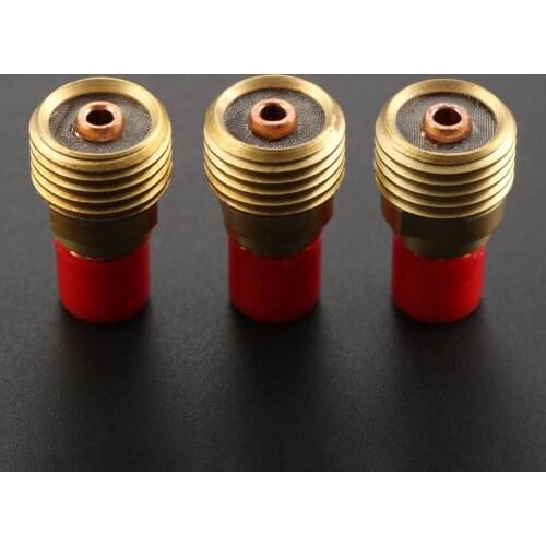 TIG Welding Gas Lens Collets Body Gas Lens 45V44 3/32" 2.4mm FIt TIG Welding Torch Consumables SR PTA DB WP 9 20 25 Series 3x