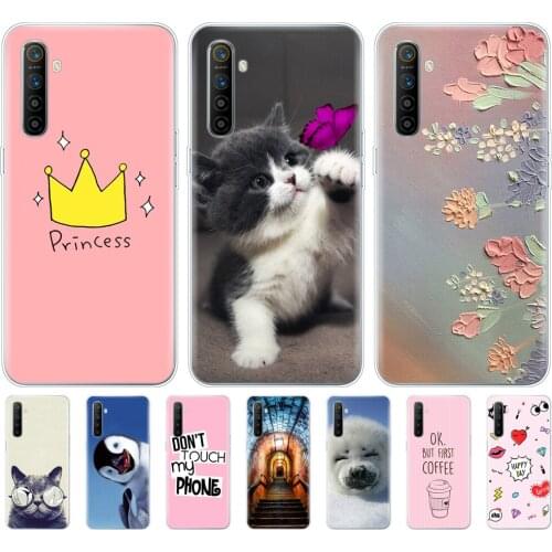 For Realme XT Case RMX1921 Soft TPU Phone Back For OPPO RealmeXT Cover Silicon Bumper Bag Coque 6.4inch