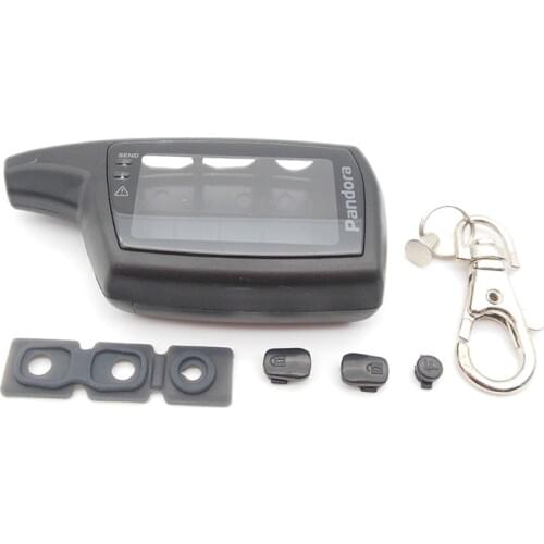 Russia version DXL3210 case keychain for Pandora DXL3210 lcd remote two way car remote controller free shipping