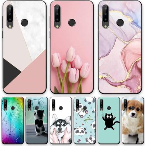 For Doogee Y9 Plus Case flower Phone Case For Doogee Y9 Plus Soft Silicone Back Cover For Doogee Y9 Plus TPU Protective Bumper