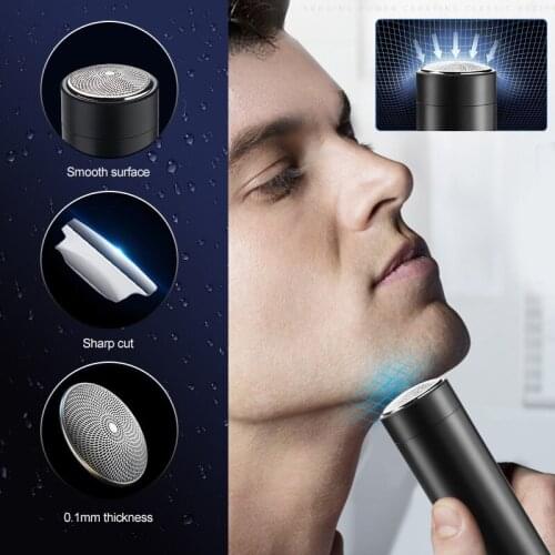 Men Electric Shaver USB Rechargeable Electric Razor Shaving Machine Washable Portable Mini Razor Beard Tools Wet-Dry Dual Use