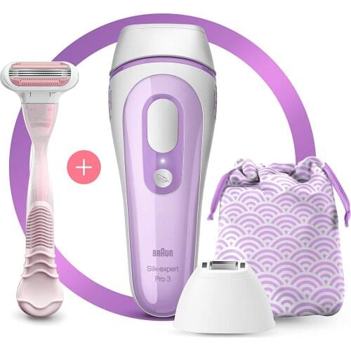 Braun Silk Expert PL3132 Permanent Removal, IPL Hair Removal, Laser Hair Remover, Laser Hair Removal, facial hair removal home