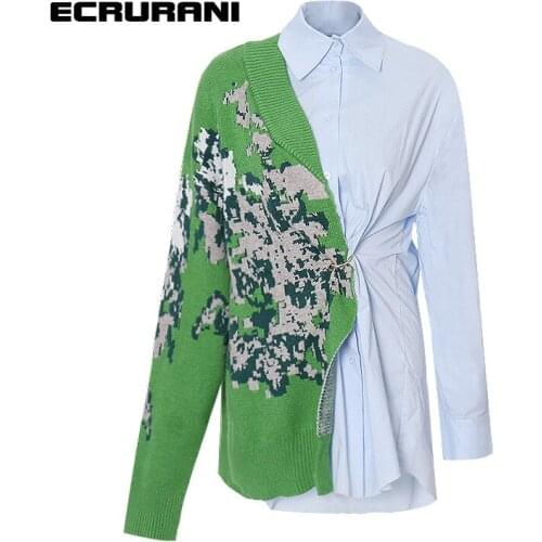 Блузки с цветами ECRURANI China At AliExpress