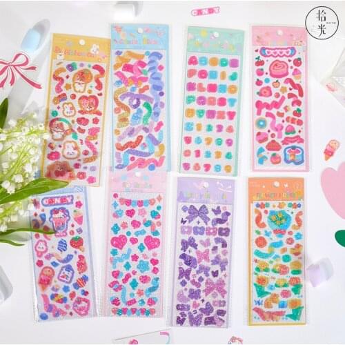 20sets/1lot kawaii Stationery Sticker Star Dream Paradise Series Diary Planner junk journal Decorative Scrapbooking