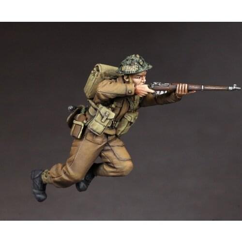 1/35 Resin Model Figure GK，British infantryman, Unassembled and unpainted kit