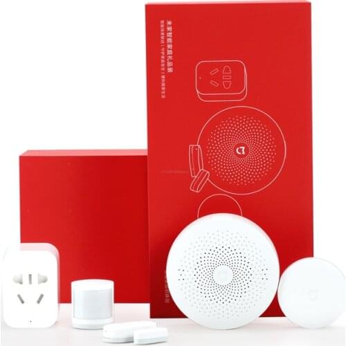 Xiaomi Mijia Smart Home Family suit Kit Gateway Window Door Sensors Body Sensor Wireless Switch Zigbee Mi 5 in 1 Security Kit