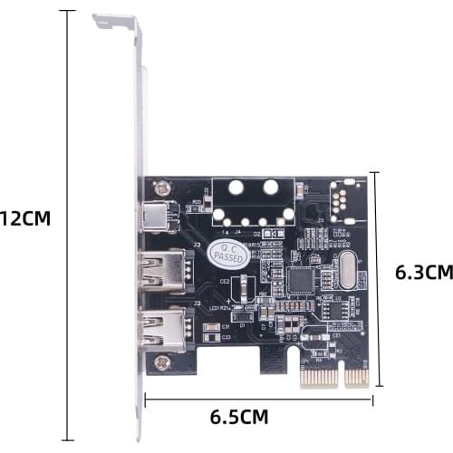 PCI-E 1X to 1394 3-port DV HD Video Capture Card Multi-port Expansion Card