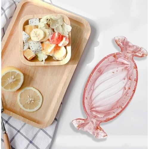 Tray Resin Mold Candy-shaped Tray Silicone Mold Epoxy Resin Mold Mold Suitable for Jewelry Storage Plate Home Decoration