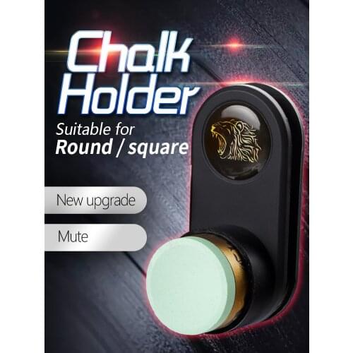 Magnetic Billiard Chalk Holder Multiple Shapes Chalk Tip Holder for Billiard Pool Snooker Billiard Accessories Popular Styles