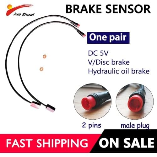 Power Cut Off Brake Sensor Line for Electric Bike Mechanical V/Disc Oil Hydraulic Brake Clutch Levers Ebike Bicycle Parts