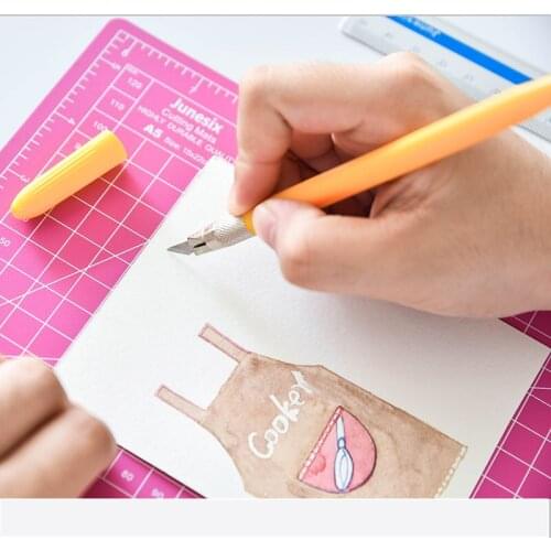 3Pcs/Set A5 Size Cutting Board Set Candy Color Cute Washi Tape Tools Craft Mat Stationery Office Presented By Kevin&Sasa Crafts