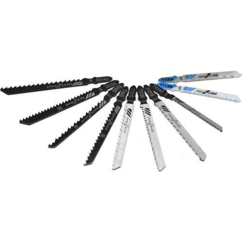 10PCS 100mm Super-long Saw for Wood PVC Fibreboard Reciprocating Saw Blade Power Tool Blades for Wood Aluminum Metal Cutting Saw