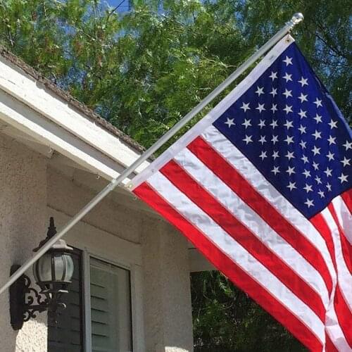 Cross-border suppliers direct outdoor1.8m aluminum alloy flag hanging bracket to prevent winding rotaing pole to adapt tp96*144