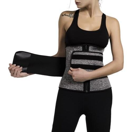 Plus Size Neoprene Shapewear Women Corset Waist Body Shaper Sauna Tummy Control Sweat Belt Waist Trainer Slimming Belly Sheath