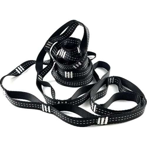 Adjustable Hammock Straps with Buckle Loops Outdoor Tree Hanging Yoga Hammock Strap Rope Belt hammock