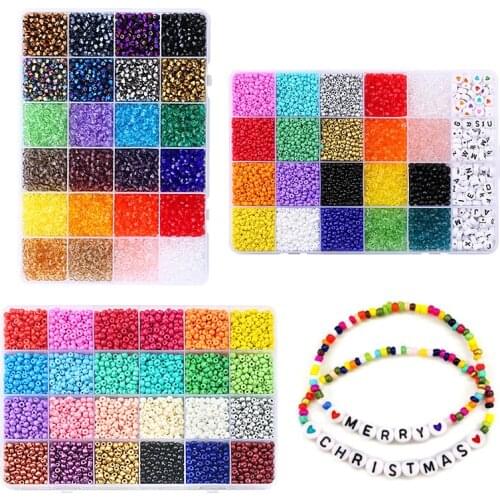 2mm 3mm 4mm Glass SeedBeads Czech seed beads round beads For DIY Bracelet Necklace Badges clothing Accessories