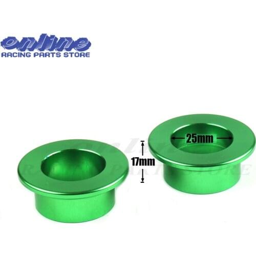 CNC Billet Rear Wheel Hub Spacer For KX125 KX250 03-08 KXF250 04-14 KXF450 KLX450R Motocross Enduro Supermotard Dirt Motorcycle