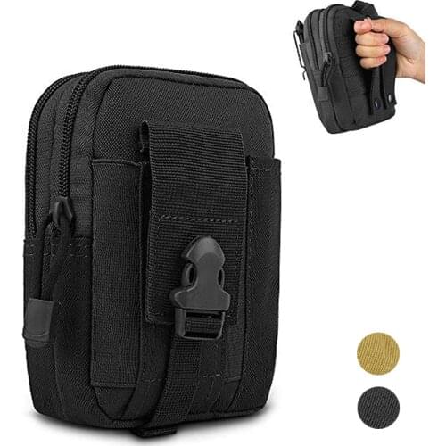 Tactical Molle Pouch EDC Waist Pack For Belt Backpack Outdoor Cell Phone Case Holster Hunting Gadget Organizer Pocket Holder