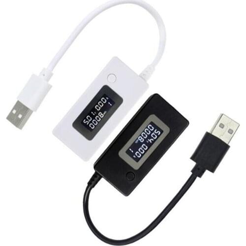 USB Tester DC Digital Voltmeter Ammeter Charger Battery Capacity Voltage Current Tester LCD USB Tester 3-7V Meter Detector For S