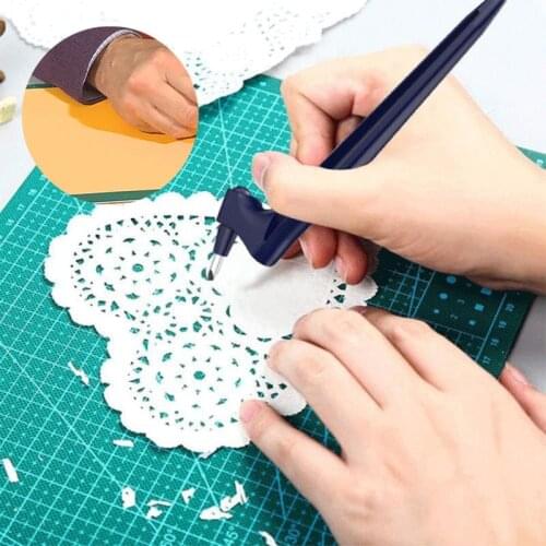 360-degree Rotating Blade Craft Cutting Tools Wear-Resisting Hand Book Cutter Tape Ceramic Blade Utility Knife Cutting Knives