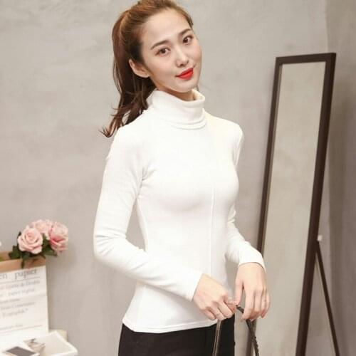High Quality Womens Turtleneck Sweater Autumn Winter Slim Turtleneck Women Soft Pullovers Women Pull Femme Womens Jumper