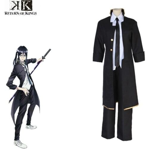 Yatogami Kuroh Cosplay K Return Of King Japanese Anime Costume Men Adults Uniform Suit Full Set For Halloween Party Costume