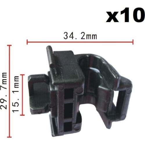 10pcs FOR HONDA ACCORD CR-V PRELUDE NSX TL VIGOR HOOD PROP ROD HOLDER SUPPORT CLIP CLAMP