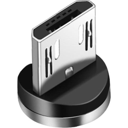 10PCS/SET Round netic Cable Plug 8 Pin Micro-USB Plugs Fast Charging Phone net Charger Plug