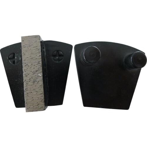 Two Pins Diamond Grinding Shoes Redi Lock Floor Polishing Pads for Concrete Floor and Stone Surface 12PCS Free Shipping