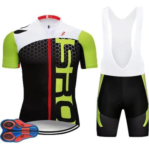 2021 Green Pro Team Cycling Jersey Ropa Ciclismo 9d Gel Pad Mens Summer Bike Shirts Maillot Culotte Factory Wholesale Custom