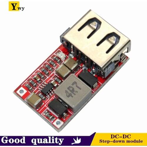 5PCS Great IT Fine 6-24V 12V/24V to 5V 3A CAR USB Charger Module DC Buck step down Converter 12v 5v power supply module