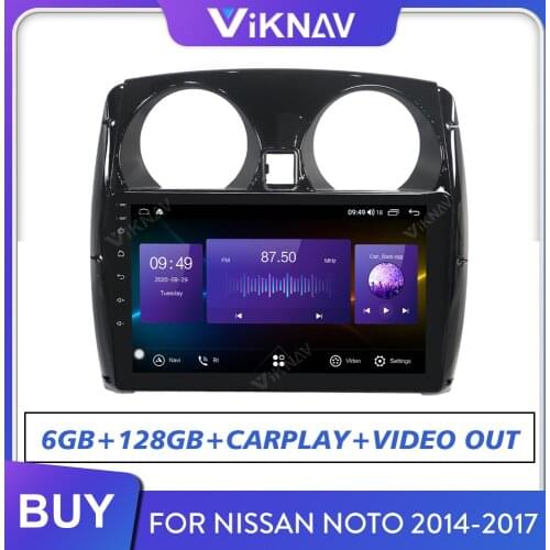 For nissan note 2014 2015 2016 2017 android car radio multimedia player tape recorder head unit stereo autoradio 2din carplay