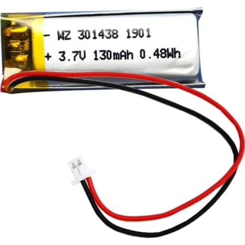 301438-120mah Bluetooth headset point-reading pen 3.7V rechargeable polymer lithium battery